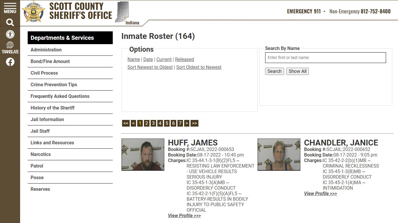 Inmate Roster - Current Inmates Booking Date Descending - Scott County ...